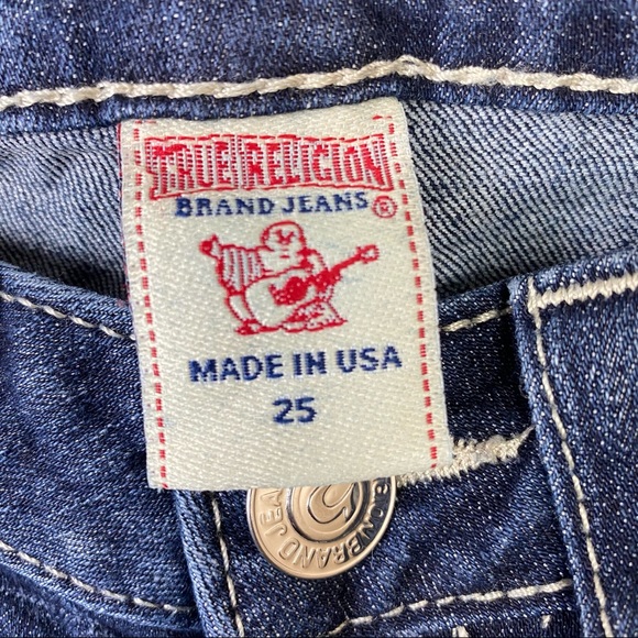 True Religion Rainbow Stitched Straight Jeans - Picture 12 of 13